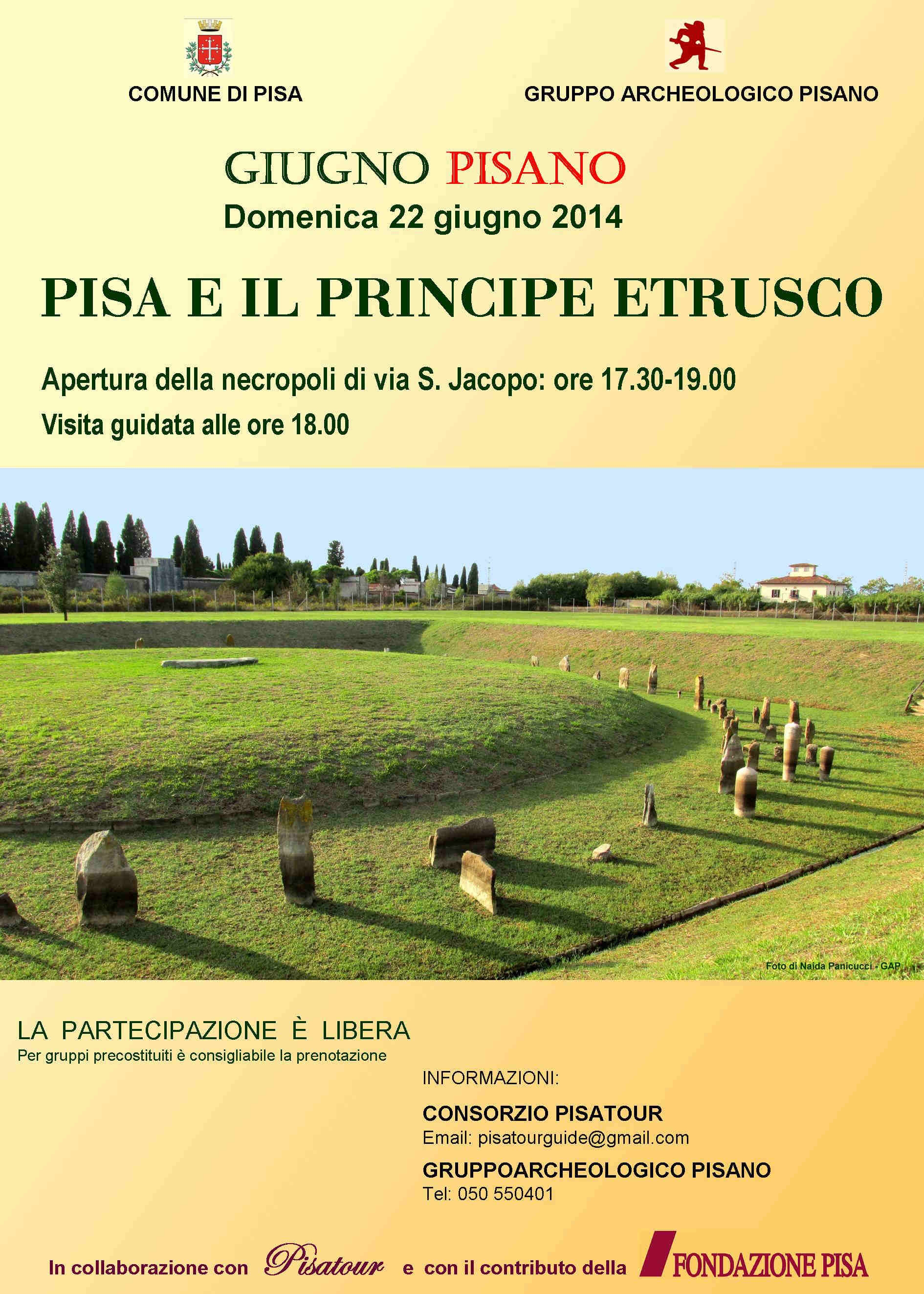 VISITE GUIDATE GRATUITE AL TUMULO ETRUSCO 2014